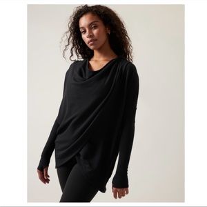 Athleta Purana Wrap Sweatshirt